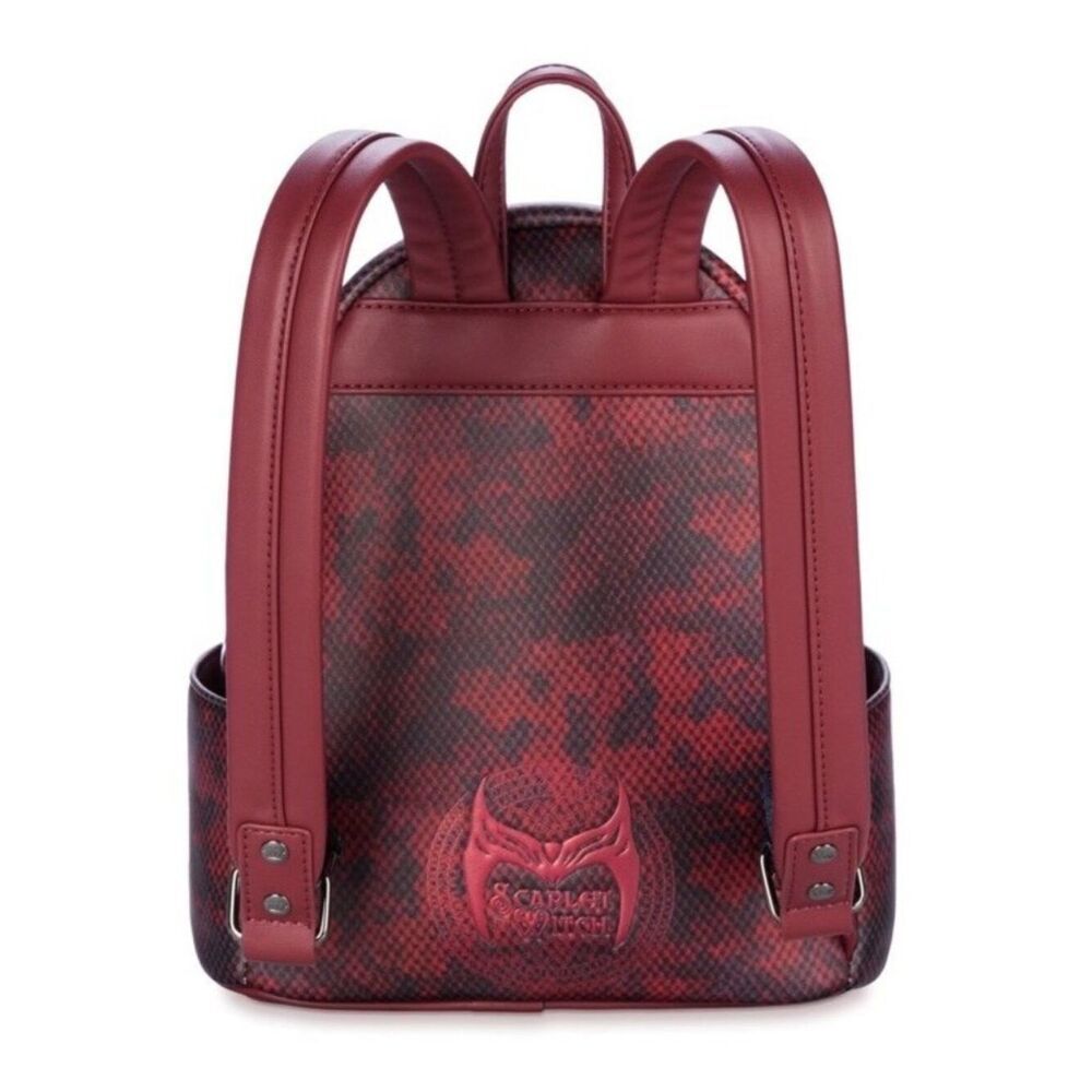 Disney Parks Loungefly Marvel Mystical Avenger Scarlet Witch Red Mini Backpack - Picture 2 of 5